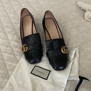 Authentic Gucci mid-heel pump size 39